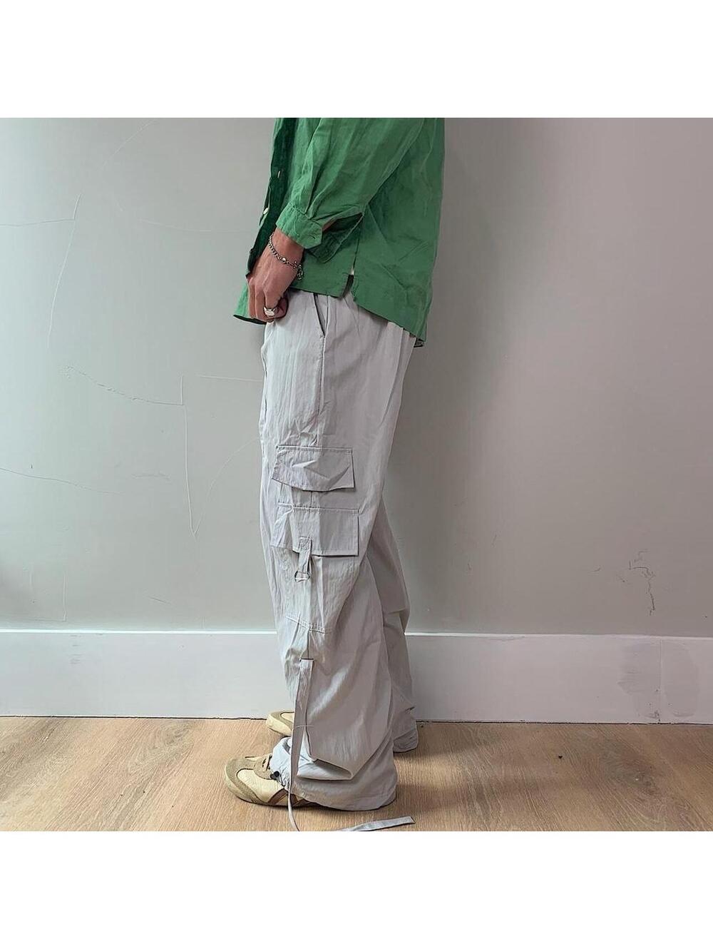 90s style baggy cargo hiking pants - Picture 6 of 8